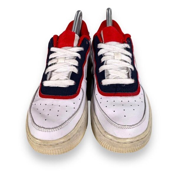 Nike Air Force 1 AF1 LV8 White / Blue / Red BV1084-101 Youth 4.5 Women's 6 - Picture 3 of 12